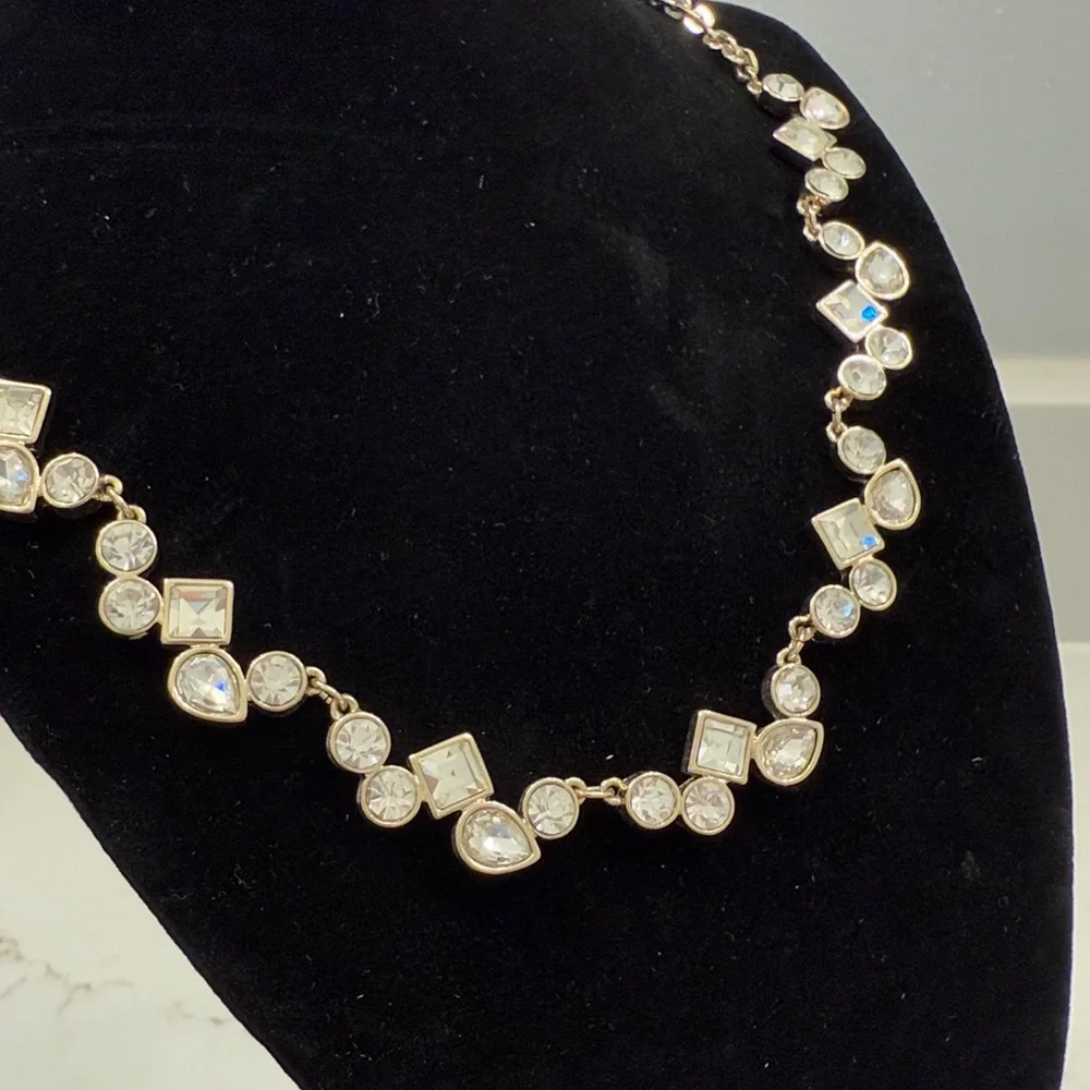 LOFT gold statement necklace